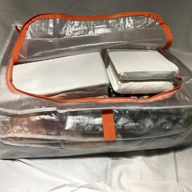 Alt view image 3 of 7 - IKEA 503.953.82 Pack of 3 Storage Bags Cases 55 x 49 x 19 Centimetres