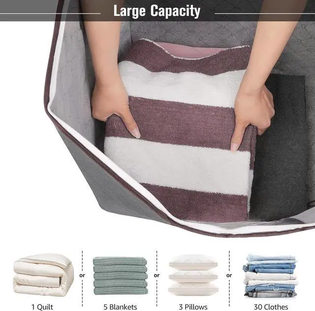 Alt view image 6 of 7 - BoxLegend Shirt Folder V3 and Clothes Storage Bags 90L 3 Pack Shirt Folding Board Easy and Fast Folding Clothes Folding Board Durable Clothes Storage with Handles for Clothing