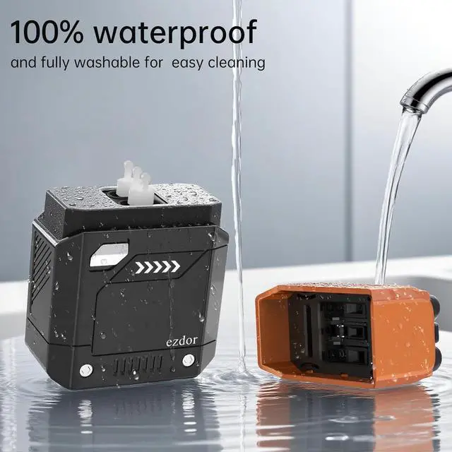 Alt view image 5 of 6 - Electric Razor for Men, Mini Foil Shaver with 3-Blade, USB-C Rechargeable Waterproof Cordless Metal Shaver with Travel Case