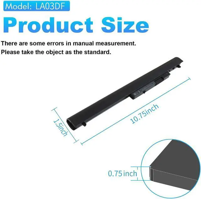 Alt view image 3 of 7 - JC03 JC04 Battery for HP Spare 919700-850 919701-850 15-bs0xx 17-bs0xxx 15-bs1xx 15-bw0xx 17z-ak000 17-ak0xx 17-bs062st 17-bs020nr 17-bs153cl 17-bs026cy 15-bs 17-bs 15-bw Series Pavilion 250 G6 255 G6