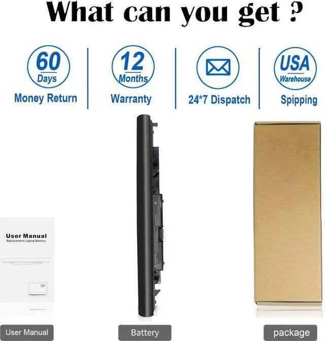Alt view image 6 of 7 - JC03 JC04 Battery for HP Spare 919700-850 919701-850 15-bs0xx 17-bs0xxx 15-bs1xx 15-bw0xx 17z-ak000 17-ak0xx 17-bs062st 17-bs020nr 17-bs153cl 17-bs026cy 15-bs 17-bs 15-bw Series Pavilion 250 G6 255 G6