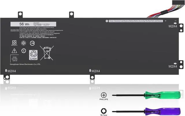 Main image of RRCGW H5H20 Laptop Battery Compatible With Dell XPS 15 9550 9560 9570 9590 Inspiron 7590 7591 Precision 5510 5520 5530 5540 Series P56F P56F001 5D91C 05D91C 62MJV 062MJV M7R96 0RRCGW 5041C 05041C