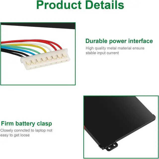 Alt view image 3 of 7 - AP18C8K Laptop Battery Compatible with Acer Aspire 5 A514-52 A514-54 7 A715-42G Swift 3 SF314-42 SF314-57 SF314-57G SF314-58 SF314-59 Chromebook CB315-3H 314-C933 TravelMate P2 TMP215-52 A514-52-58U3