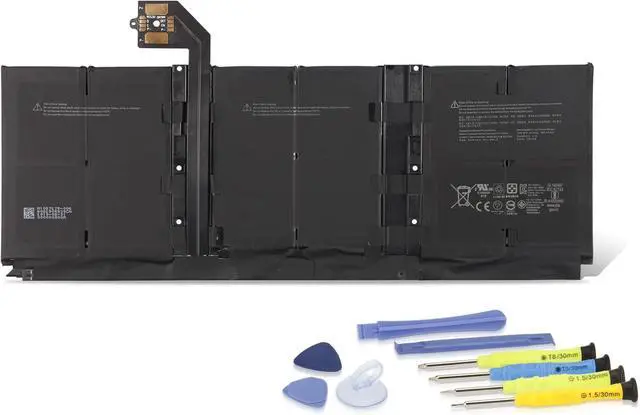 Main image of MULS G3HTA052H DYNT02 Replacement Tablet Battery for Microsoft Surface Laptop 3 Gen 13.5" Keyboard Base 1867 1868 15 Core i5-1035G7 G3HTA053H G3HTA057H G3HTA058H with Tools 6041mAh 45.8Wh
