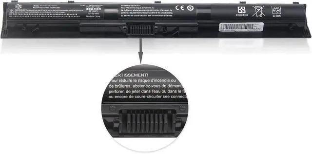 Alt view image 2 of 6 - 800049-001 KI04 Notebook Battery for HP Pavilion 15-AB 15-an 17-G 15t-ab100 17t-g100 17t-s100 cto Series K104 800010-421 TPN-Q160 TPN-Q158 TPN-159 TPN-Q161 TPN-Q162 [4 Cells/14.8V/2800mAh/41Wh
