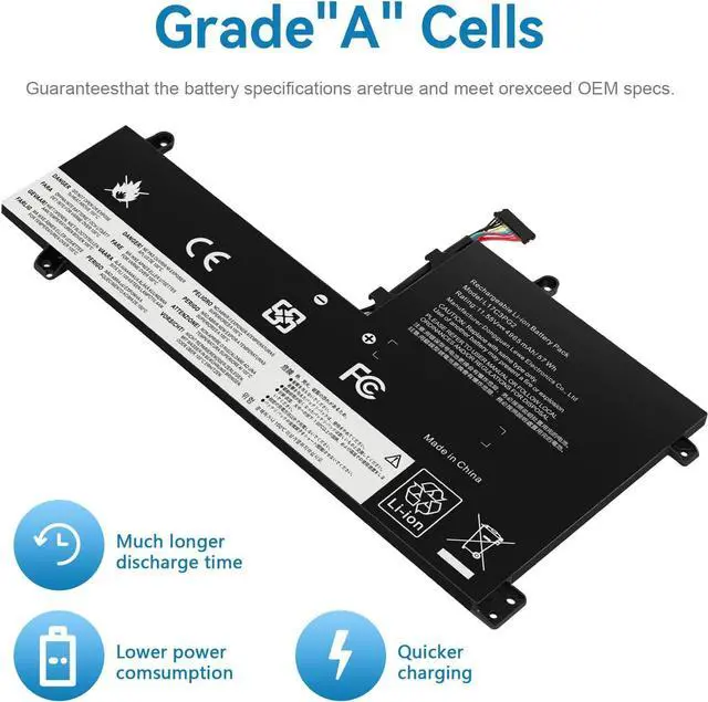 Alt view image 6 of 7 - ASUNCELL L17M3PG2 Laptop Battery Compatible with Lenovo Legion Y7000-2019 Y7000P-1060 Y530-15ICH-1060 Y540-15IRH Y540-17lRH Series L17C3PG2 5B10Q88555 5B10Q88559 11.52V 57Wh 4955mAh Ultra-Long Line