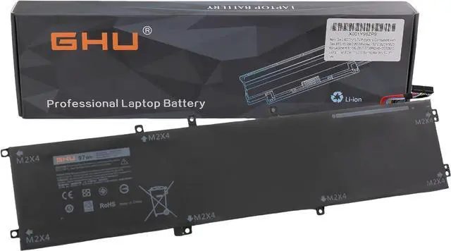 Main image of GHU New 6GTPY 97 Wh Battery Compatible with Dell XPS 15 9560 9550 Precision 5510 5520 M5520 Replacement for 5XJ28 i7-7700HQ H5H20 5D91C Laptop [Li-ion 6 Cell 11.4V 18 Months] Warranty 6GTPY