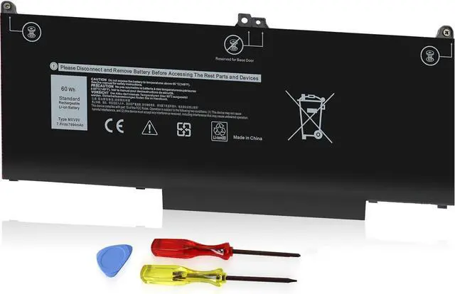 Main image of Emanjor 60Wh Type MXV9V 7.6V Laptop Battery for Dell Inspiron 7300 7306 2-in-1 Black Series, Latitude 7400 7300 E5300 E5310 5300 5310 2-in-1 P96G P97G P99G P100G P100G001 5VC2M 829MX 05VC2M 4-Cell