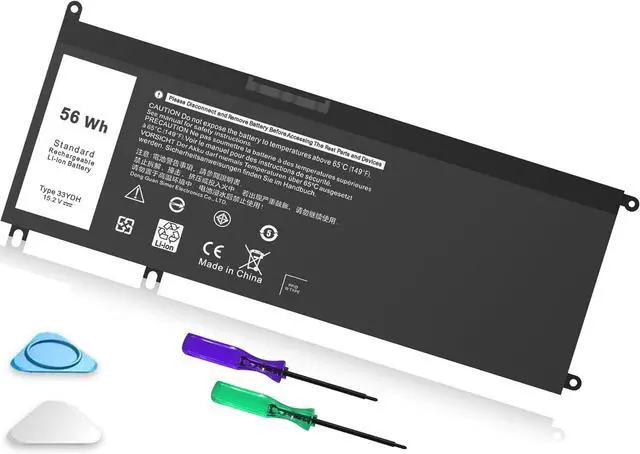 Main image of 56WH 33YDH Laptop Battery Compatible with Dell Inspiron 17 7000 7773 7778 7779 G3 15 3579 15 7577 G5 5587 G7 7588 Latitude 13 3380 14 3490 15 3590 99NF2 PVHT1 P72F P30E 81PF3 081PF3 P30E001