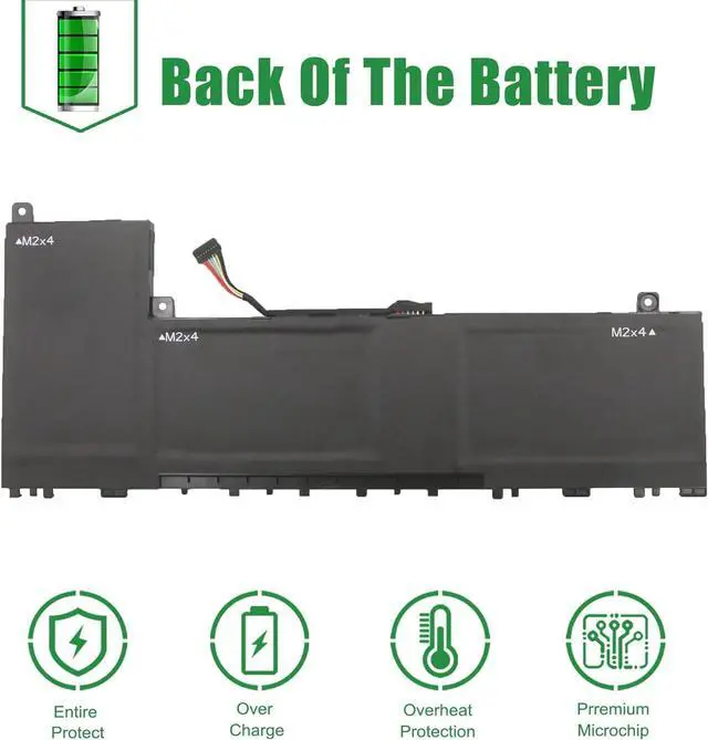 Alt view image 6 of 6 - L20C3PF1 SB11B44632 5B11B44626 Laptop Battery Replacement for Lenovo IdeaPad 5 Pro 14ARH7 14IAP7 14ACN6 Series L20M3PF1 SB11B44631 5B11B44633 L20D3PF0 SB11B44634 5B11B44625 11.52V 56.5Wh