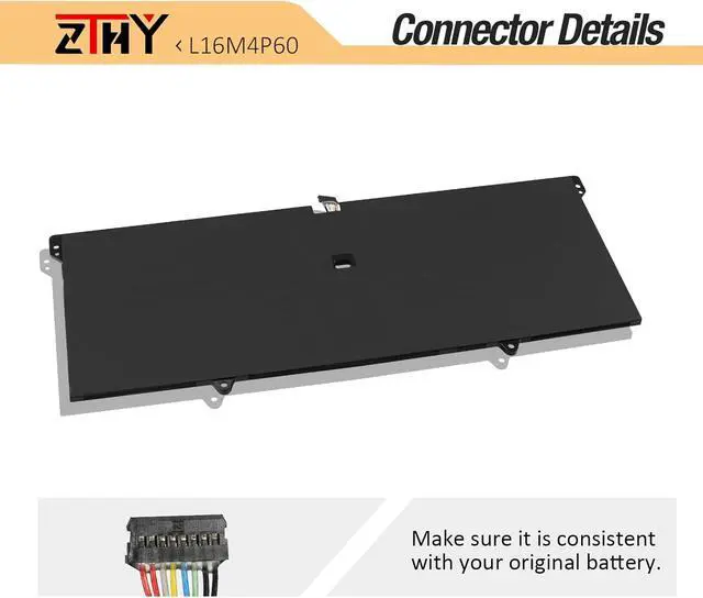 Alt view image 4 of 7 - L16M4P60 L16C4P61 Laptop Battery Replacement for Lenovo Yoga 920 920-13IKB 920-131KB 920-13IKB-80Y7 80Y8 81TF Glass Ideapad Flex Pro-13IKB Yoga 6 Pro 13IKB Series 5B10W67249 5B10N17665 7.68V 70Wh
