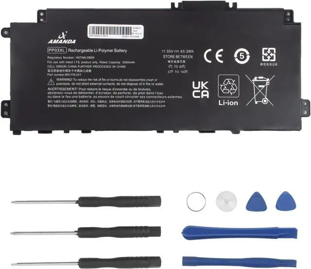 Main image of M01118-421 PP03XL PV03XL Laptop Battery for HP Pavilion x360 13-BB 13-BB0000 14-DV 14-DV0000 14-DK 14-DK0000 14M-DW 15-EH Series Series PP03XL PPO3XL PVO3XL L83388-421 M01144-005