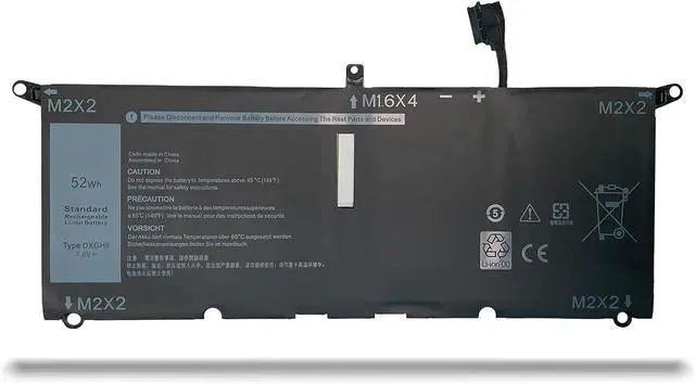 Main image of DXGH8 G8VCF H754V 0H754V P82G001 Laptop Battery Replacement for Dell XPS 13 9370 9380 Inspiron 13 7390 7391 2-in-1 5390 5391 7490 Latitude 3301 E3301 Vostro 5390 5391 Series (7.6V 52Wh)