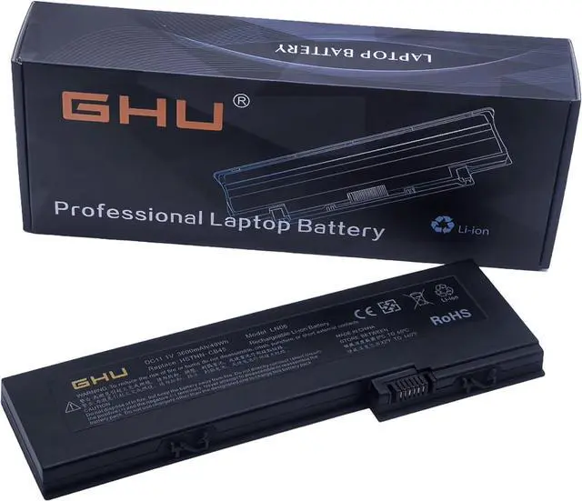 Main image of GHU Battery 40 WH 454668-001 Compatible with HP EliteBook 2730p 2740P 2760P 2710p 2710 Tablet PC AH547AA 436426-751 436426-752 HSTNN-W47C 436426-311 436426-351 HSTNN-CB45 HSTNN-OB45