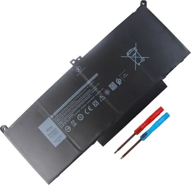 Alt view image 7 of 7 - F3YGT f3ygt 7480 DM3WC 60WH Battery for Dell Latitude 12 7000 7280 7290/13 7000 7380 7390/14 7000 7490 P28S P73G E7280 E7290 E7480 E7490 ODM3WC DM6WC 2X39G KG7VF 451-BBYE 453-BBCF 4Cell Laptop