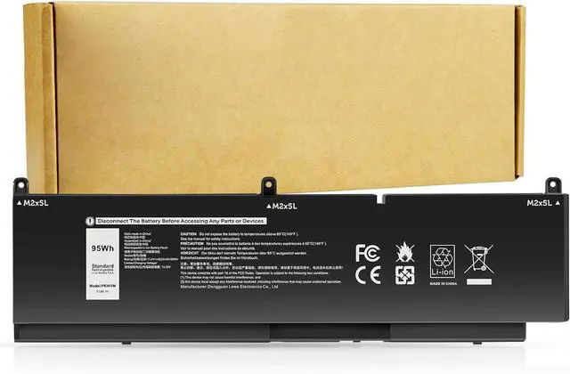 Main image of Futurebatt PKWVM Laptop Battery Replacement for Dell Precision 7550 7560 7750 7760 Mobile Workstation P44E P93F P44E001 P44E002 P93F001 P93F002 C903V CR72X 0CR72X 0447VR 068N03 17C06 453-BBCQ