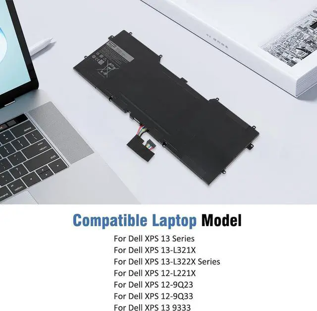 Alt view image 6 of 7 - ETESBAY C4K9V 7.4V 55WH Laptop Battery Replacement for Dell XPS 12 9Q33 -L221X 13 9333 Ultrabook 13 XPS13 13-L321X 13-L322X XPS L321X L322X Series 3H76R 489XN PKH18