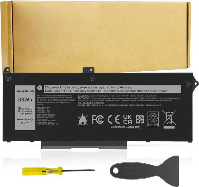 Main image of RJ40G Laptop Battery Replacement for Dell Latitude 14 5420 Latitude 15 5520 Precision 15 3560 Series Laptop 01K2CF 075X16 WY9DX P137G P137G001 P104F P104F001 0WK3F1 0M3KCN 005R42 F3T9T 7RV10