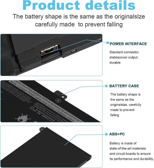 Alt view image 4 of 7 - RJ40G Laptop Battery Replacement for Dell Latitude 14 5420 Latitude 15 5520 Precision 15 3560 Series Laptop 01K2CF 075X16 WY9DX P137G P137G001 P104F P104F001 0WK3F1 0M3KCN 005R42 F3T9T 7RV10