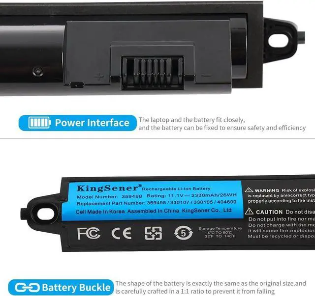 Alt view image 6 of 7 - 359495 359498 Battery for Bose SoundLink III 330107 330107A 330105 330105A 0330107 0330105 Soundlink 2 3 Soundlink Bluetooth Mobile Speaker II III 404600 404800 404900 414255 11.1V/2230mAh