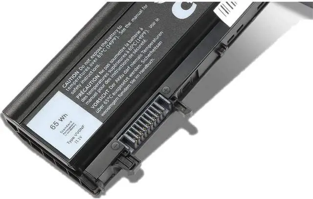 Alt view image 4 of 7 - 11.1V 65Wh VV0NF Replacement Laptop Battery for Dell Latitude E5440 E5540 VVONF N5YH9 VJXMC 0M7T5F 0K8HC 1N9C0 7W6K0 F49WX NVWGM CXF66 WGCW6