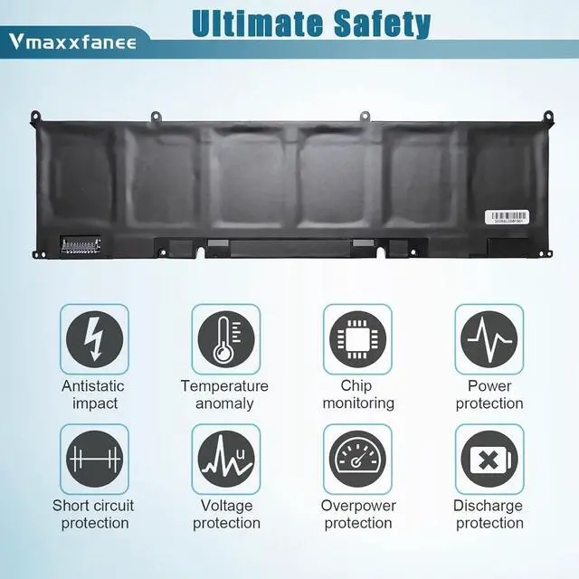 Alt view image 4 of 7 - 69KF2 86Wh Laptop Battery Replacement for Dell Precision 5560 5550 XPS 15 9500 9510 Alienware M17(R3 R4) M15 (R3 R4 R5 R6 R7) Vostro 7510 7610 Series 7167mAh