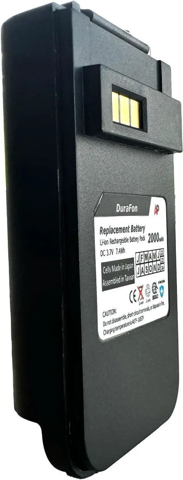Alt view image 2 of 3 - Artisan Power Replacement Battery for EnGenius DuraFon | 2000 mAh | Lithium Ion Rechargeable | 3.7 Volt | Replacement Battery for DuraFon 1x, DuraFon 4x, Durawalkie, DuraFon Pro, SP-922 PRO and SN-902