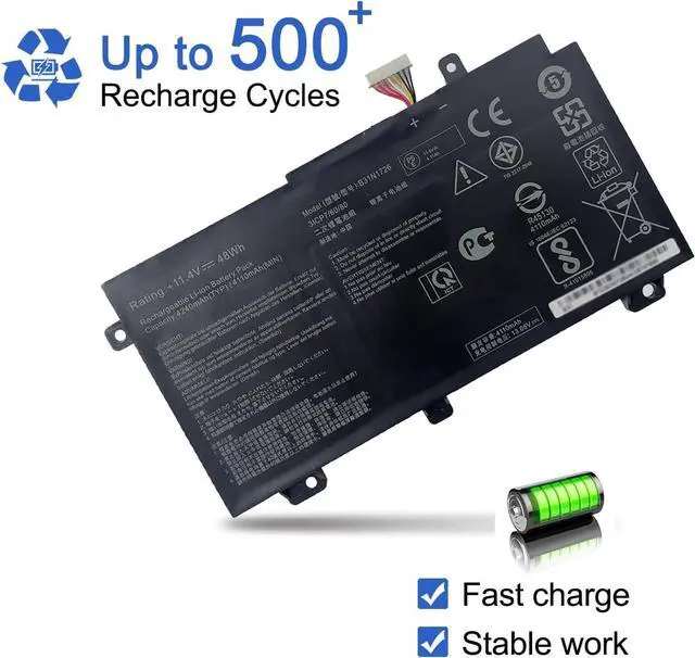Alt view image 5 of 6 - JOTACT B31N1726 Laptop Battery Compatible with Asus FX80 FX86 TUF FX504 FX504GE FX504GM FX505 FX505DT FX505DY FX505GE FX505GD FX505GM A15 FA506IU A17 FA706II Serie B31BnEH B31Bn91 A41LK9H 48Wh