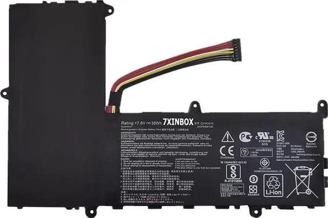 Main image of 7.6V 38Wh 4840mAh C21N1414 Replacement Laptop Battery for ASUS EeeBook X205T X205TA X205TA-BING-FD015B 11.6"