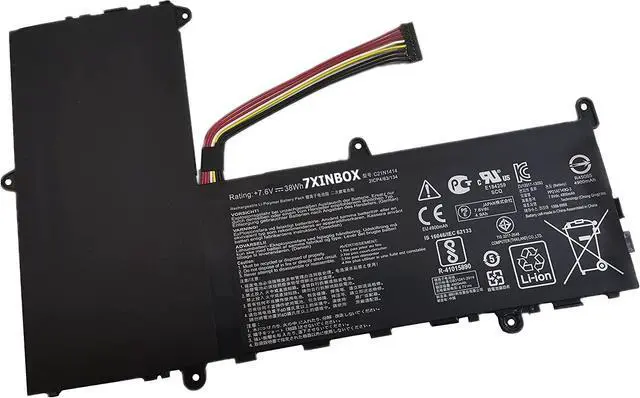 Alt view image 2 of 7 - 7.6V 38Wh 4840mAh C21N1414 Replacement Laptop Battery for ASUS EeeBook X205T X205TA X205TA-BING-FD015B 11.6"