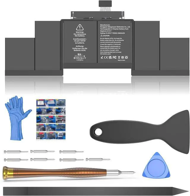 Main image of A1398 A1417 Replacement Battery for MacBook Pro 15 inch Model A1398 Early 2013 Mid 2012 Only, Model EMC 2673 2512 Identifier: MacBookPro10,1
