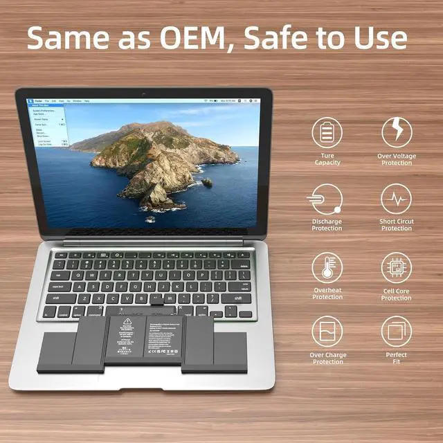 Alt view image 4 of 6 - A1398 A1417 Replacement Battery for MacBook Pro 15 inch Model A1398 Early 2013 Mid 2012 Only, Model EMC 2673 2512 Identifier: MacBookPro10,1