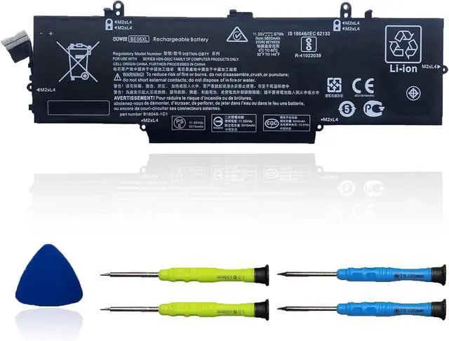 Main image of BE06XL Laptop Battery Compatible with HP Elitebook 1040 G4 Folio Series Notebook HSTNN-IB7V HSTNN-DB7Y 918045-1C1 918045-171 918045-2C1 918108-855 HSN-Q02C BEO6XL 67Wh 5800mAh 11.55V