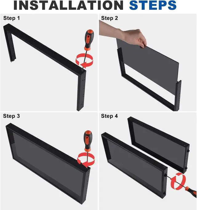 Alt view image 7 of 7 - GeeekPi 8U Server Cabinet, 10 inch Server Rack for Network, Servers, Audio, and Video Equipment, DeskPi RackMate T1 Rackmount, 7.87 inch Depth