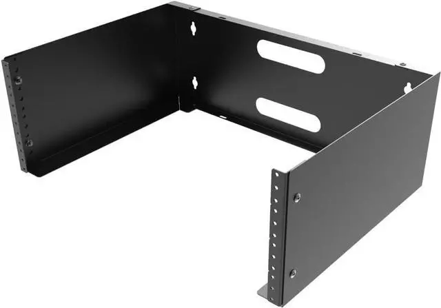 Main image of JINGCHENGMEI 4U Wall Mount Patch Panel Bracket- 14 inches Deep Network Rack for Network Switches, Patch Panel, Shallow Networking and IT Equipment, (4U)