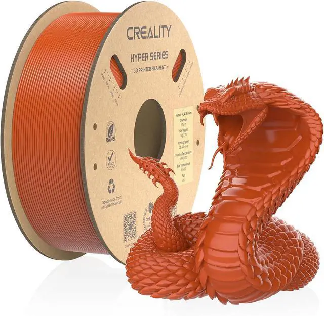 Main image of Official Creality Hyper PLA Filament 3D Printer Filament-Christmas Gifts, Creality PLA 3D Printing Filament for High-Speed Printing, Dimensional Accuracy +/-0.02mm, 2.2lbs/Spool