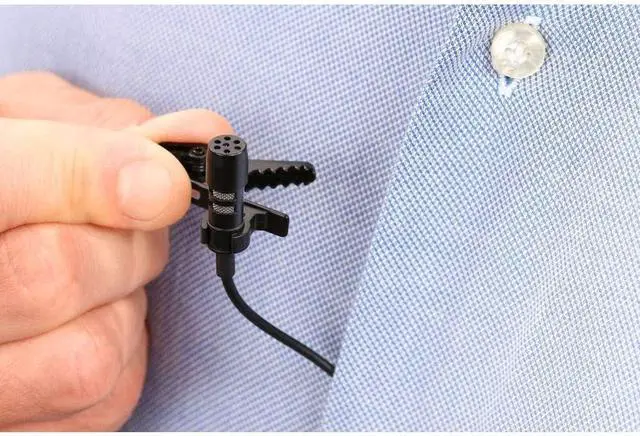 Alt view image 2 of 7 - IK Multimedia iRig Mic Lav Lapel Microphone, omnidirectional Condenser lavalier Microphone with 1/8" TRRS Jack, Headphone Out and Daisy-Chaining for iPhone, iPad, Android, Mac, PC