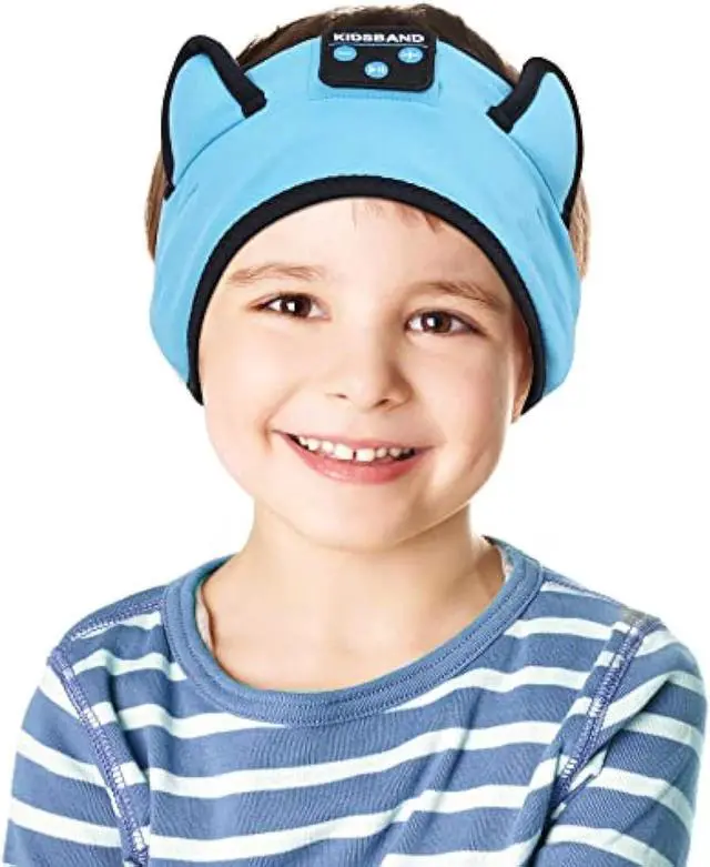 Main image of KIDSBAND Kids Headphones Bluetooth Headband Adjustable, Wireless Sleep Headphones for Kids with Wired Playback 3.5 MM Jack for Teens/Boys/Girls/Smartphones/School/Kindle/Airplane Travel/Plane/Tablet