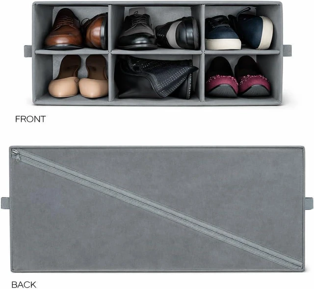 Alt view image 5 of 7 - Sorbus Shoe Cubby, Foldable 6-Section Organizer