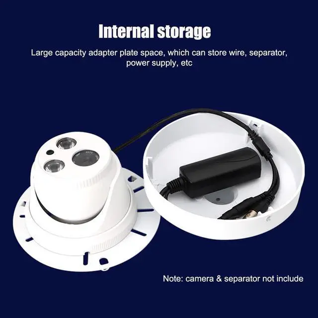 Alt view image 7 of 7 - Security Camera J Type Wall Mount Bracket, Dome Camera Mount Universal Camera Wall Mounting Bracket/IP Camera for CCTV Security Camera (250mm/10 inch Length J Mount)