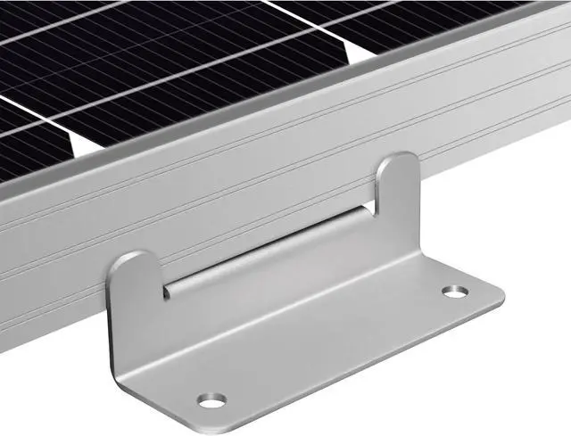 Alt view image 6 of 7 - HQST Solar Panel Mounting Brackets with Nuts and Bolts Set of 4 Units, Supporting for RV, Boat, Roof, Wall and Other Off Gird Installation