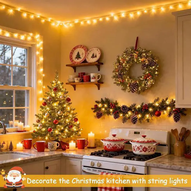 Alt view image 3 of 6 - JMEXSUSS 500 LED Christmas Lights Outdoor, 8 Modes Christmas Tree Lights