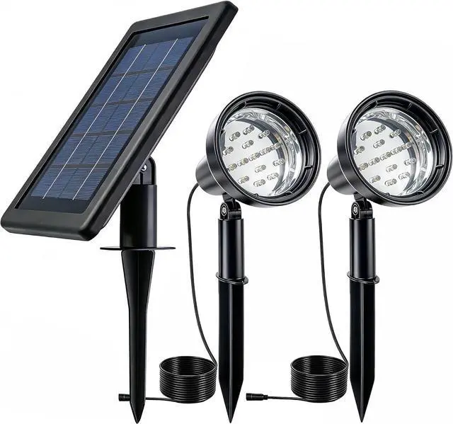 Main image of SUNLONG Solar Spot Lights Outdoor Waterproof 3 Modes 16.4Ft Extension Cord