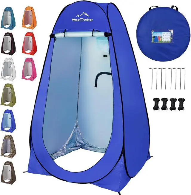 Main image of Your Choice Pop Up Shower Tent 47.2" Wx74.8/82.7" H Privacy Changing Tent