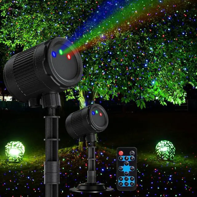 Main image of Laser Christmas Projector Lights Outdoor, Firefly Light Show for Trees