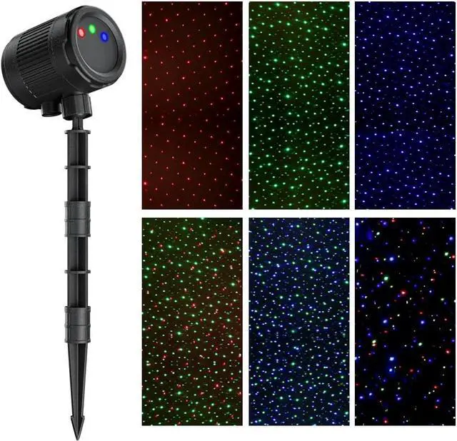 Alt view image 5 of 7 - Laser Christmas Projector Lights Outdoor, Firefly Light Show for Trees