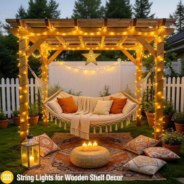 Alt view image 2 of 7 - JMEXSUSS 500 LED Christmas Lights Outdoor, Classroom String Lights Plug in