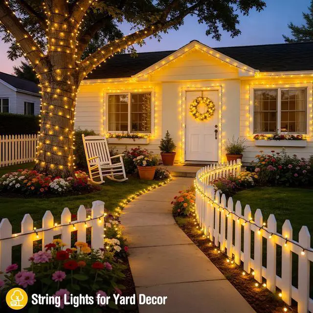 Alt view image 6 of 7 - JMEXSUSS 500 LED Christmas Lights Outdoor, Classroom String Lights Plug in