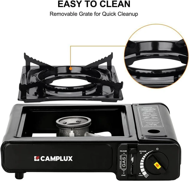Alt view image 5 of 7 - Camplux Dual Fuel Propane & Butane Stove with Carrying Case, Portable Camping Stoves with CSA Certification
