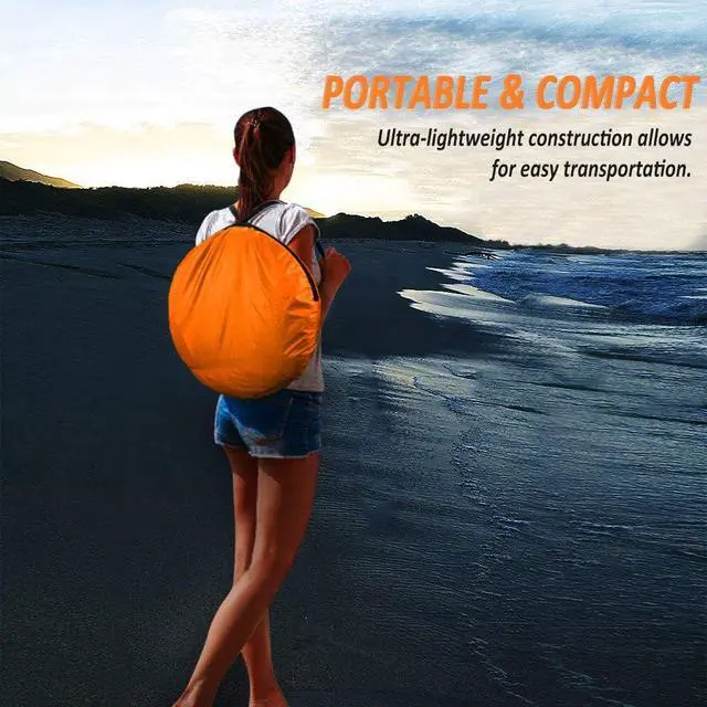 Alt view image 7 of 7 - Anngrowy Pop Up Privacy Shower Tent - Portable Outdoor Camping Bathroom Toilet Changing Dressing Room - UPF40+ Waterproof